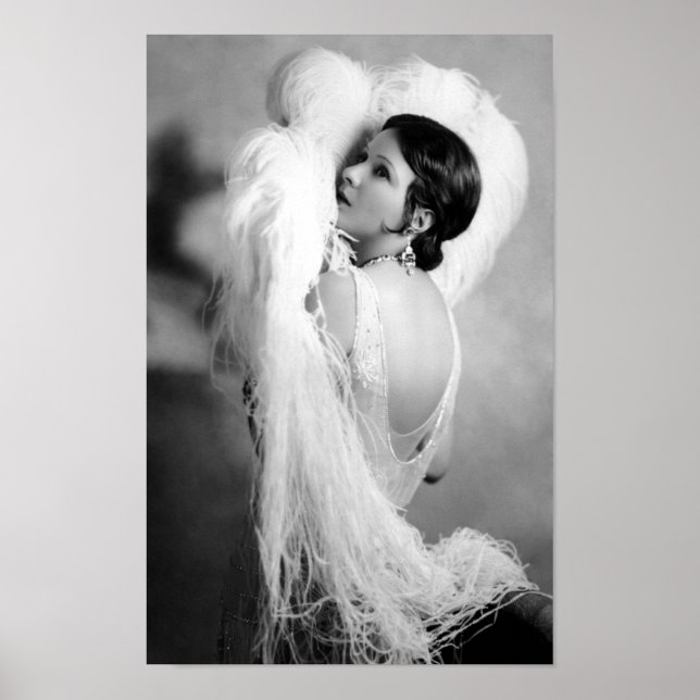 Póster Estrella silenciosa de cine Norma Talmadge (Frente)