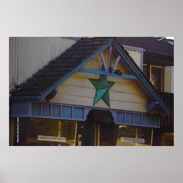 Póster Estrella verde (Frente)