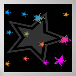 Póster Estrellas antiguas de Corey Tiger 80