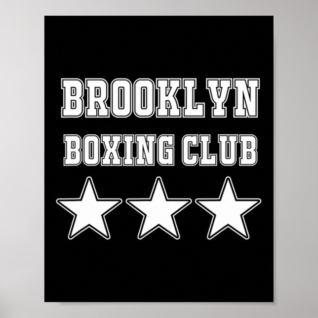 Póster Estrellas de Brooklyn Boxing Club (Frente)