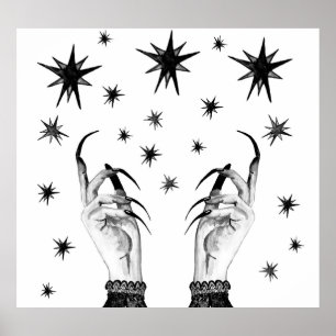 Póster Estrellas de Brujas: Antecedentes nocturnos de Hal