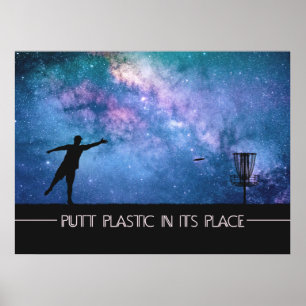 Póster Estrellas de disco de golf