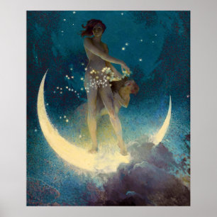 Póster Estrellas de dispersión de primavera de Edwin Blas
