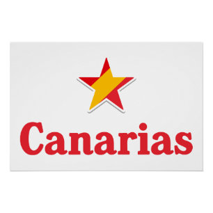 Póster Estrellas de España – Canarias