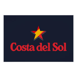 Póster Estrellas de España – Costa del Sol