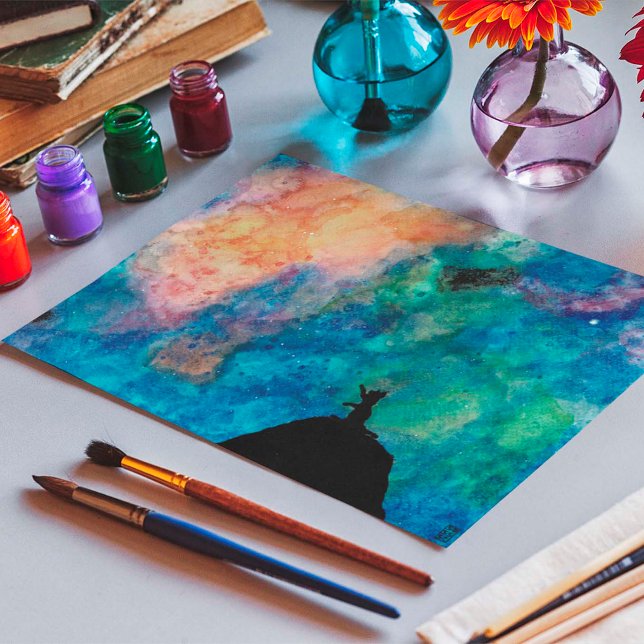 Póster Estrellas de perro nocturno estelares de galaxia a (Subido por el creador)