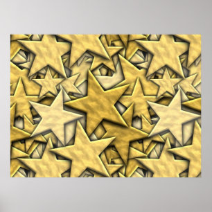Póster Estrellas del oro
