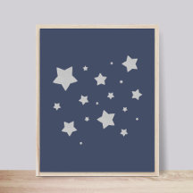 Estrellas en Poster de enfermería nocturna