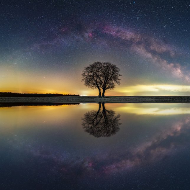 Póster Estrellas en reflexión con agua (Subido por el creador)