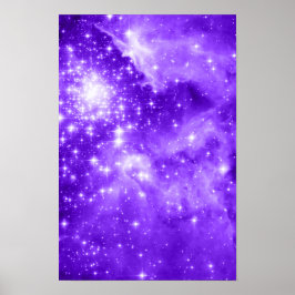 Póster Estrellas moradas