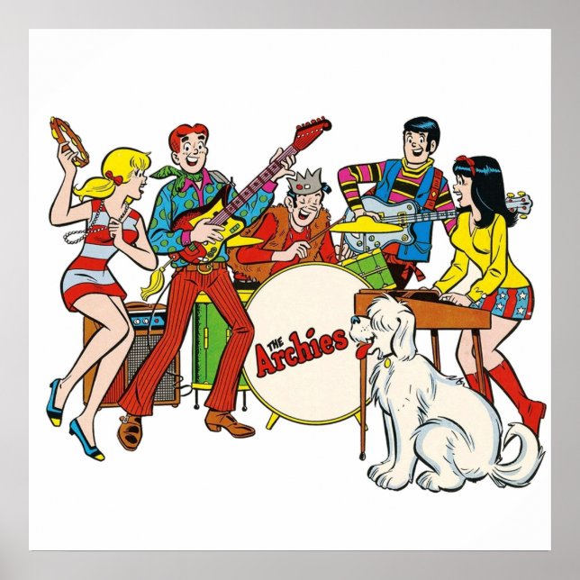 Póster Estrellas musicales de Archies (Frente)