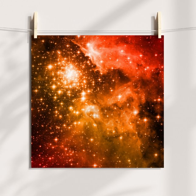 Póster Estrellas Naranjas (Orange Stars Poster)