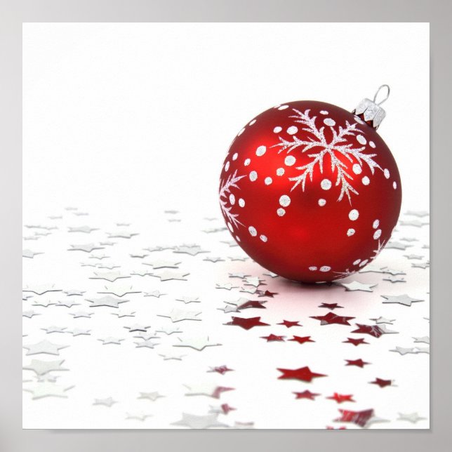 Póster Estrellas navideñas de navidades (Frente)