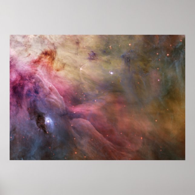 Póster Estrellas nebulosas Orion galaxy hipster geek spac (Frente)