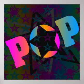 Póster Estrellas pop ventilares de Corey Tiger 80