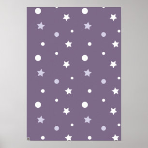 Póster Estrellas púrpuras