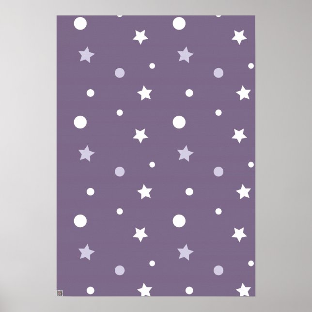 Póster Estrellas púrpuras (Frente)