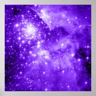 Póster Estrellas púrpuras