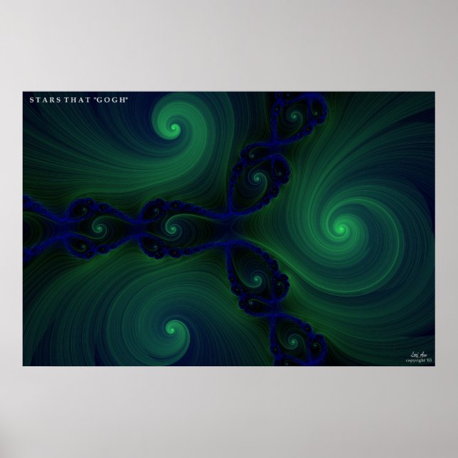 Póster Estrellas que "Gogh" (Frente)