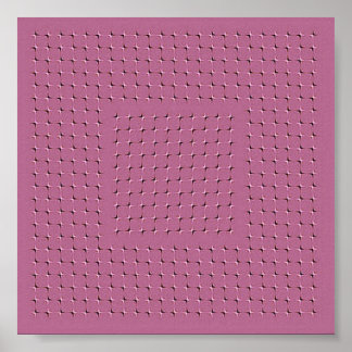 Póster estrellas rosas movimientos purpurinas
