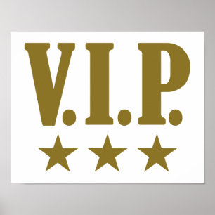 Póster estrellas VIP
