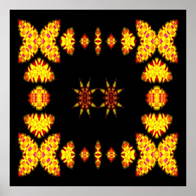 Póster Estrellas y mariposas... (Frente)