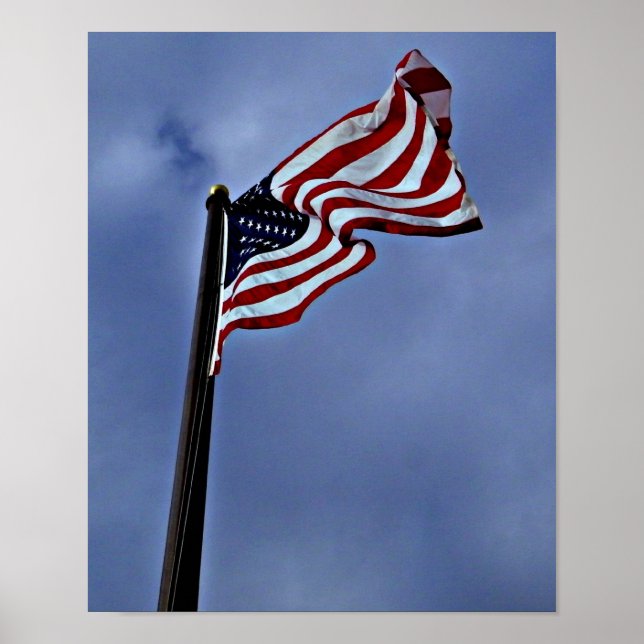 Póster estrellas y rayas (Frente)