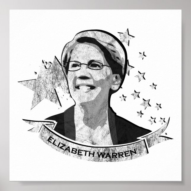 Póster Estrellas y rayas de WARREN (Frente)