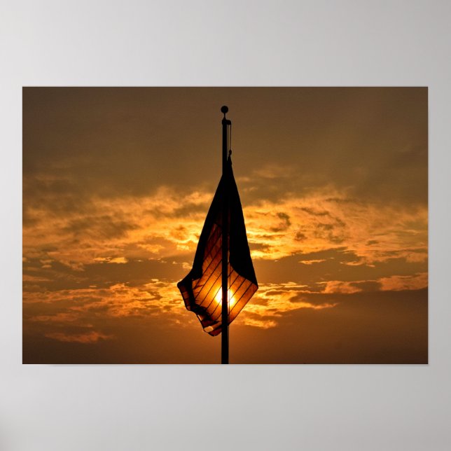 Póster Estrellas y rayas en la Hora de Oro (Frente)