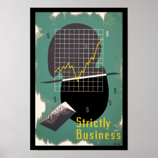 Póster Estrictamente comercial