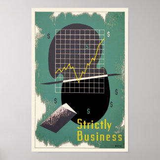 Póster Estrictamente comercial