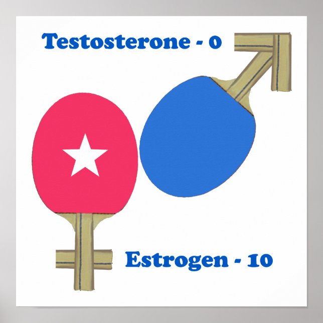 Póster Estrogen Ping Pong (Frente)