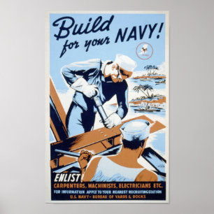 Póster estructura de la marina de guerra