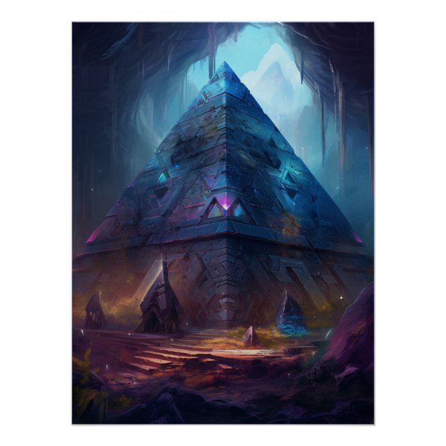 Póster Estructura de la pirámide (Anverso)