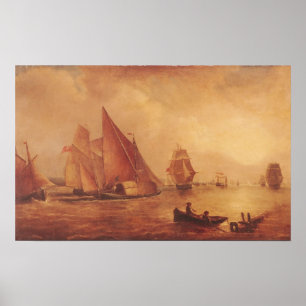 Póster Estuario del Támesis y la Medalla