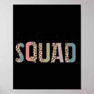 Póster Estudiante de Chicas de niños de campo del Día del