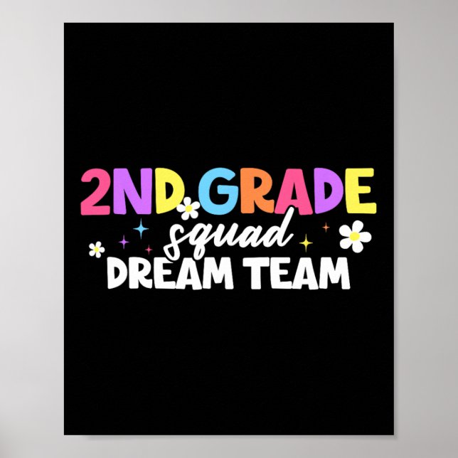 Póster Estudiante de equipo de 2º grado Squad Dream de vu (Frente)