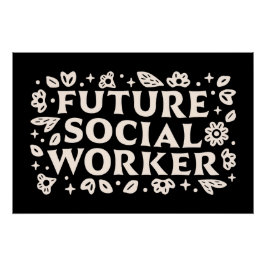 Póster Estudiante de futuros trabajadores sociales
