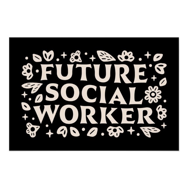 Póster Estudiante de futuros trabajadores sociales (Anverso)