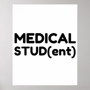 Póster estudiante de medicina