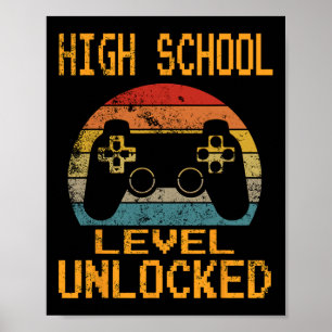 Póster Estudiante de secundaria desbloquea a videojugador