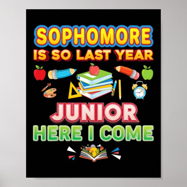 Póster Estudiante de segundo año es cosa del año pasado E (Frente)