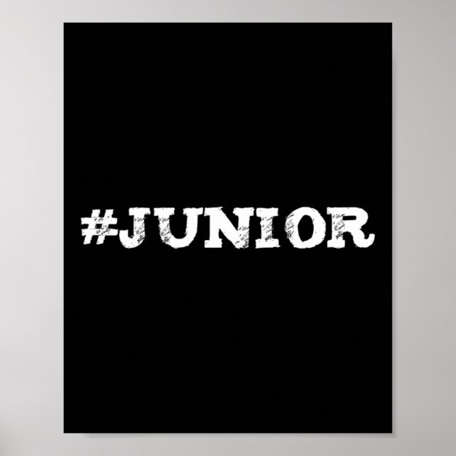 Póster Estudiante o profesor de undécimo grado junior Gi  (Frente)