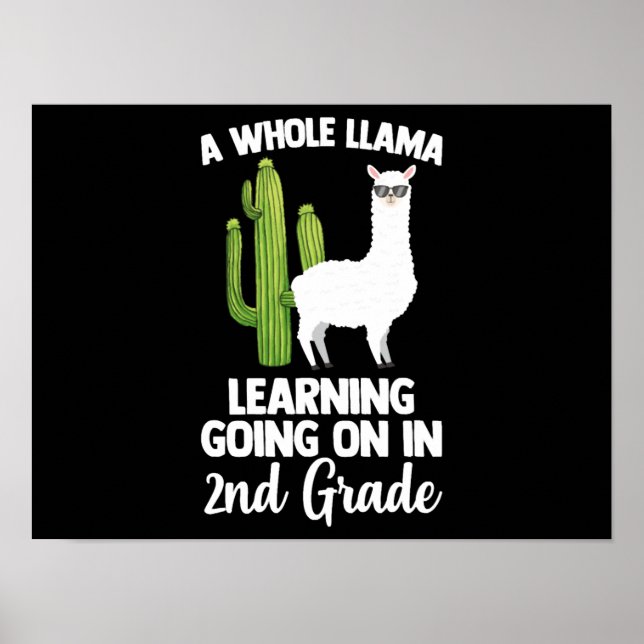 Póster Estudiantes De Segundo Grado De La Escuela Llam (Frente)
