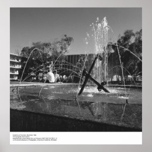 Póster Estudiantes de UCSD y fuente de Ansel Adams