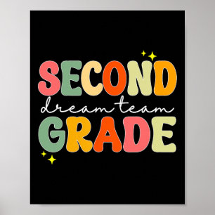 Póster Estudiantes del sueño de segundo grado Equipo Maes