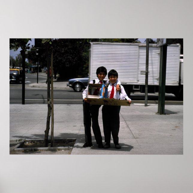 Póster Estudiantes orgullosos, Santiago, Chile (Frente)