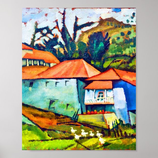 Póster Estudio A de Amadeo de Souza-Cardoso (Frente)