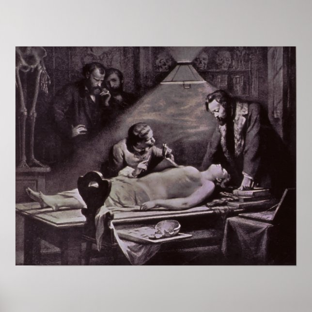 PÓSTER ESTUDIO DE ANATOMÍA DE 1888 (Frente)