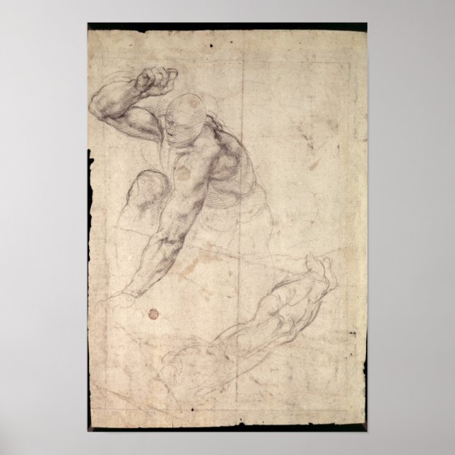 Póster Estudio de cifras masculinas (Frente)